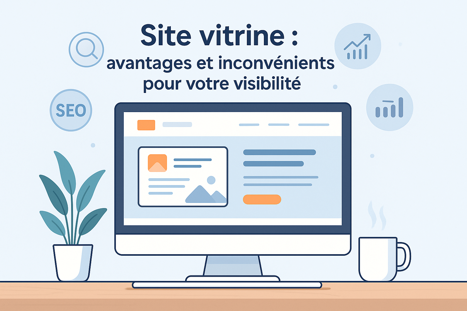 Site vitrine avantages et inconvénients hemmis marketing