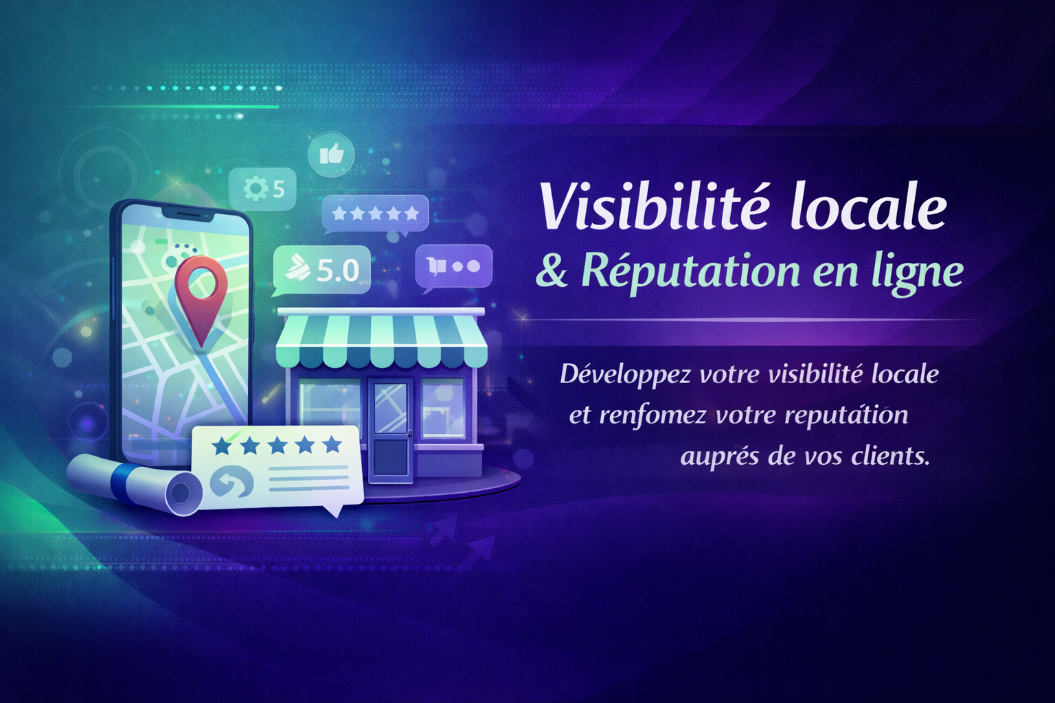 visibilité locale et réputation en ligne