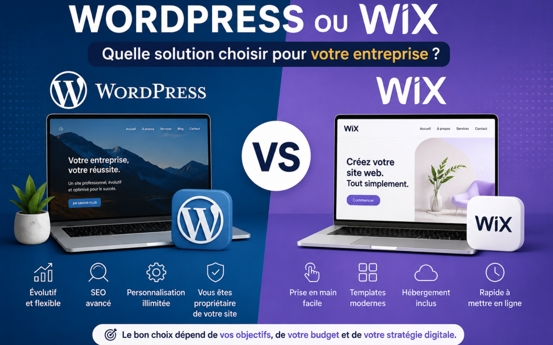 WordPress ou Wix entreprise