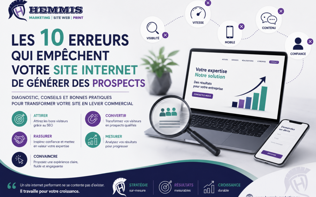 10 erreurs qui empêchent votre site de générer des prospects